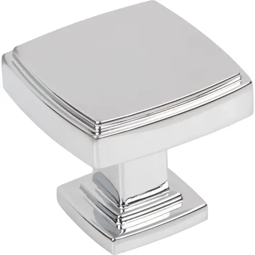 Renzo 1-1/4" Diameter Square Knob Polished Chrome Renzo 1-1/4" Diameter Square Knob Polished Chrome