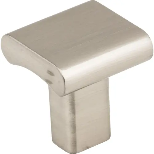 Park 1" Length Square Knob Satin Nickel Park 1" Length Square Knob Satin Nickel