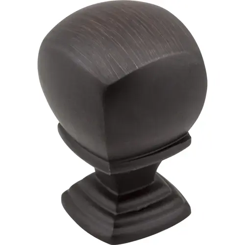 Katharine 7/8" Length Square Knob Brushed Oil Rubbed Bronze Katharine 7/8" Length Square Knob Brushed Oil Rubbed Bronze