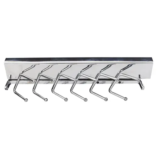 Polished Chrome 12" Tie Rack Polished Chrome 12" Tie Rack