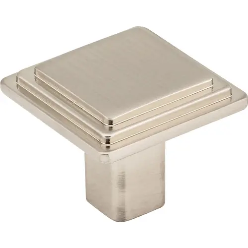 Calloway 1-1/4" Length Square Knob Satin Nickel