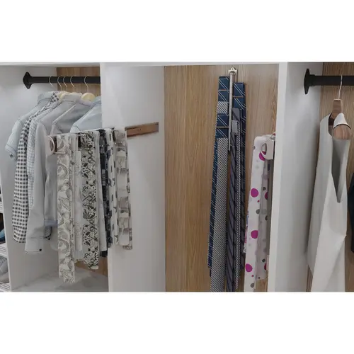 Satin Nickel 14" Tie Rack Satin Nickel 14" Tie Rack