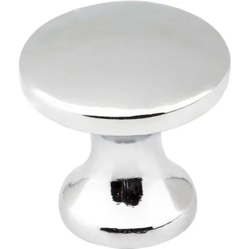 Slade 1" Diameter Mushroom Knob Polished Chrome Slade 1" Diameter Mushroom Knob Polished Chrome