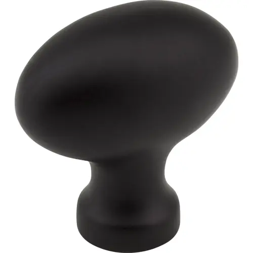 Lyon 1-9/16" Length Oval Knob Matte Black Lyon 1-9/16" Length Oval Knob Matte Black