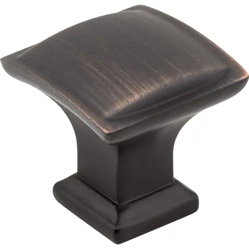 Annadale 1-1/4" Length Square Knob Brushed Oil Rubbed Bronze Annadale 1-1/4" Length Square Knob Brushed Oil Rubbed Bronze