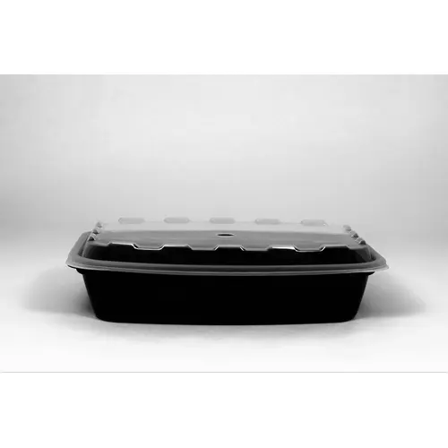 CUBEWARE CR-928B Cubeware 28 Ounce Rectangular Container Black Base ...