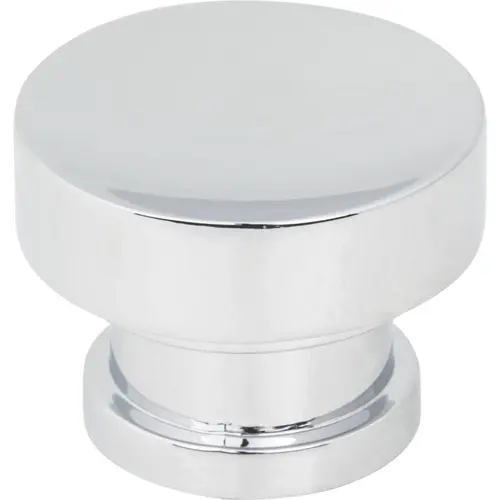Elara 1-1/4" Diameter Round Knob Polished Chrome Elara 1-1/4" Diameter Round Knob Polished Chrome