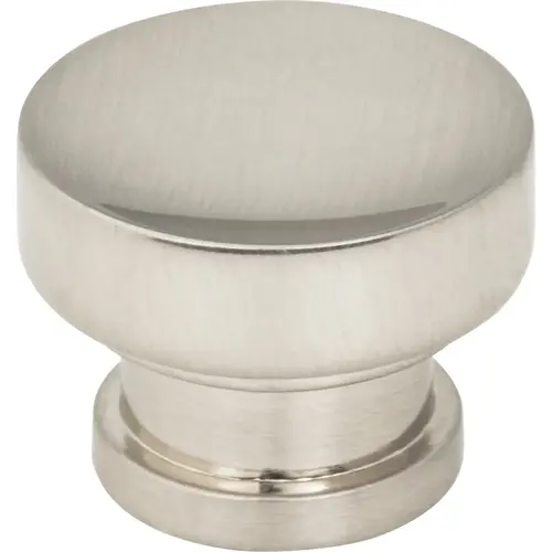 Elara 1-1/4" Diameter Round Knob Satin Nickel Elara 1-1/4" Diameter Round Knob Satin Nickel