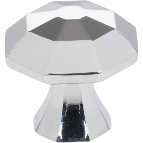 Wheeler 1-1/4" Length Geometric Knob Polished Chrome Wheeler 1-1/4" Length Geometric Knob Polished Chrome