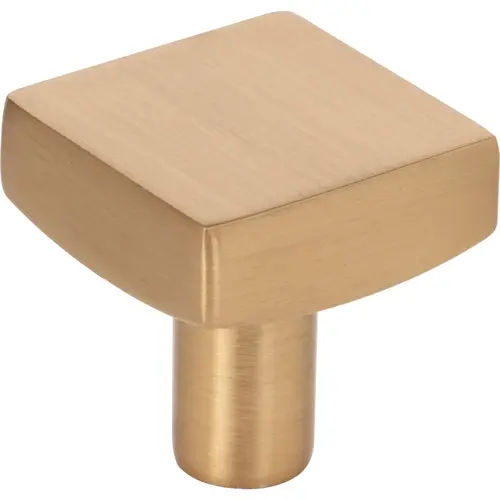 Dominique 1-1/8" Length Square Knob Satin Bronze