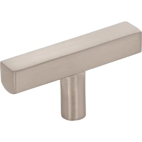 Dominique 2-1/4" Length Bar Knob Satin Nickel Dominique 2-1/4" Length Bar Knob Satin Nickel