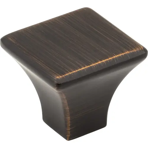 Marlo 1-1/8" Length Square Knob Brushed Oil Rubbed Bronze Marlo 1-1/8" Length Square Knob Brushed Oil Rubbed Bronze