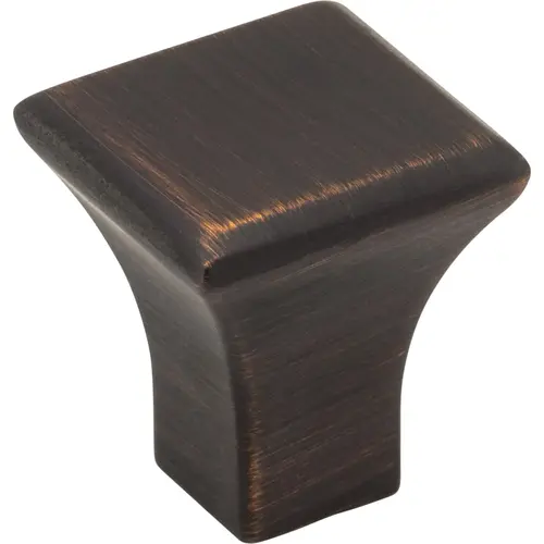 Marlo 7/8" Length Square Knob Brushed Oil Rubbed Bronze Marlo 7/8" Length Square Knob Brushed Oil Rubbed Bronze