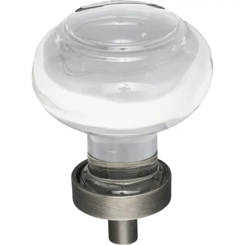 Harlow 1-7/16" Diameter Mushroom Knob Brushed Pewter Harlow 1-7/16" Diameter Mushroom Knob Brushed Pewter