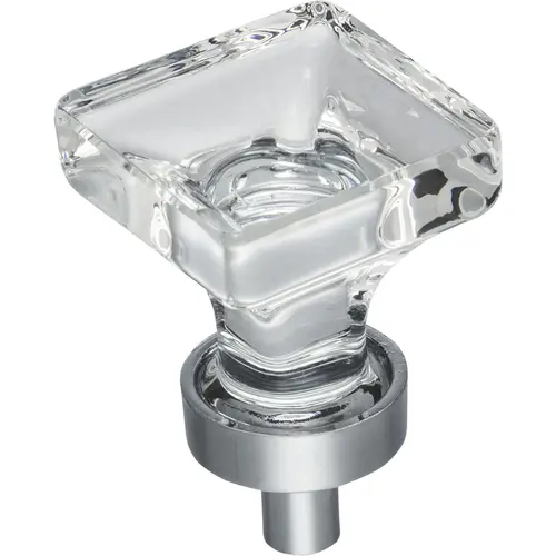 Harlow 1" Length Square Knob Polished Chrome Harlow 1" Length Square Knob Polished Chrome