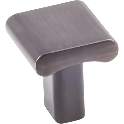 1" Diameter Square Knob Brushed Oil Rubbed Bronze 1" Diameter Square Knob Brushed Oil Rubbed Bronze
