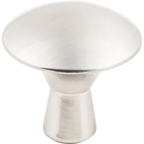 1-1/16" Diameter Mushroom Knob Satin Nickel 1-1/16" Diameter Mushroom Knob Satin Nickel
