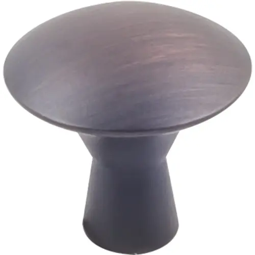 1-1/16" Diameter Mushroom Knob Brushed Oil Rubbed Bronze 1-1/16" Diameter Mushroom Knob Brushed Oil Rubbed Bronze