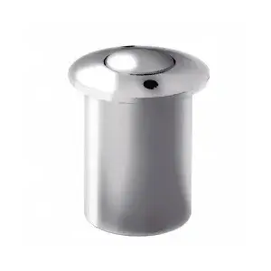 CRL LD89B23PS Polished Stainless Dustproof Floor Pin Receiver