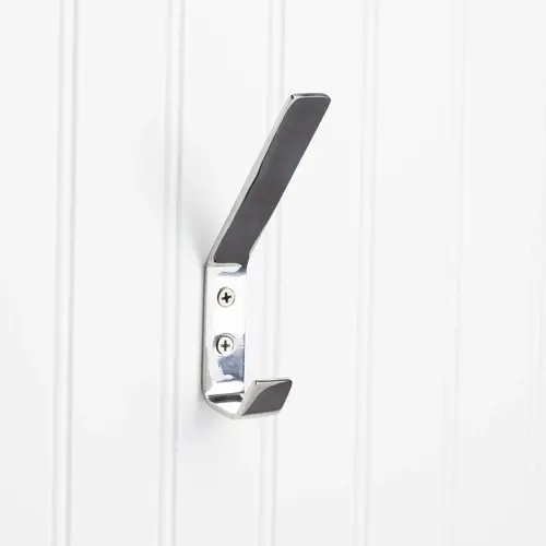 Wall Double Hook Polished Stainless Steel Wall Double Hook Polished Stainless Steel