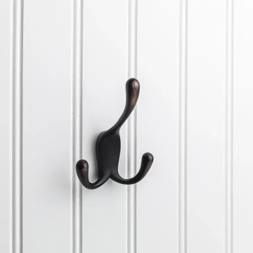 Wall Triple Hook Brushed Oil Rubbed Bronze