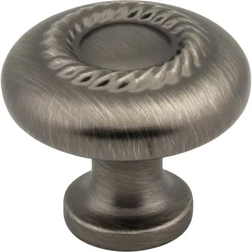 Lenoir 1-1/4" Diameter Mushroom Knob Brushed Pewter Lenoir 1-1/4" Diameter Mushroom Knob Brushed Pewter
