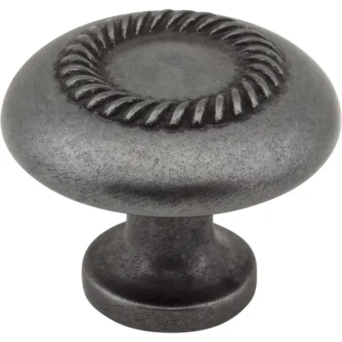 Cypress 1-1/4" Diameter Mushroom Knob Gun Metal Cypress 1-1/4" Diameter Mushroom Knob Gun Metal