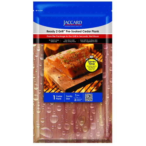 Jaccard Ready To Grill Pre-Soak Cedar Planks 11X5.5", 15 Count Jaccard Ready To Grill Pre-Soak Cedar Planks 11X5.5", 15 Count