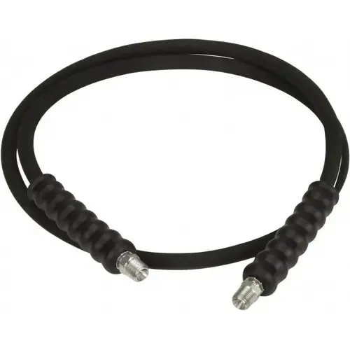 Hydraulic Pump Hose: 1/4" ID, 6 ft OAL, Rubber, 10,000 Max psi Hydraulic Pump Hose: 1/4" ID, 6 ft OAL, Rubber, 10,000 Max psi
