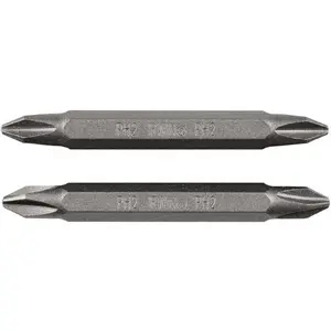 Irwin IWAF22DEPH2B10 Phillips Screwdriver Insert Bit: #2 Point, 1/4" Drive, 2-3/8" OAL - pack of 10