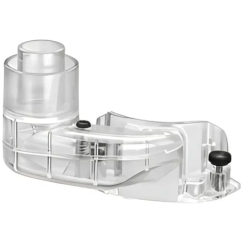 Compact Router Dust Collection Adapter for Fixed Base