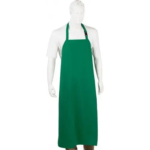 Dominator II PVC/Polyester Apron, 35 in x 45 in, 0.45 mm Thickness, Sewn Edges, Green