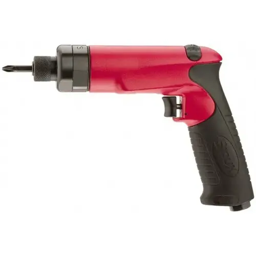 1/4" Bit Holder, 700 RPM, Pistol Grip Handle Air Screwdriver 1/4" Bit Holder, 700 RPM, Pistol Grip Handle Air Screwdriver