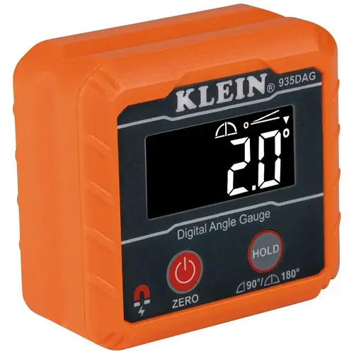 Digital Angle Gauge and Level, 2.36 in L, Includes Batteries/Instruction Manual/Soft Carrying Case Digital Angle Gauge and Level, 2.36 in L, Includes Batteries/Instruction Manual/Soft Carrying Case