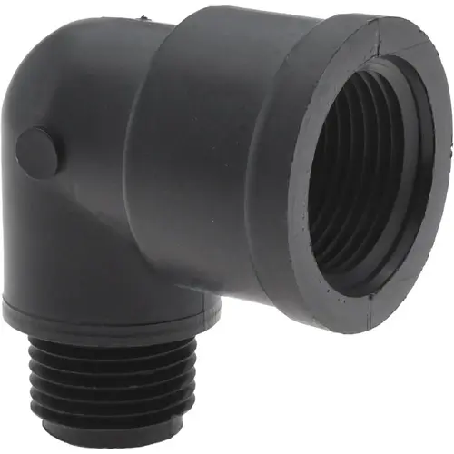 1/4" Polypropylene Plastic Pipe 90 degree Street Elbow