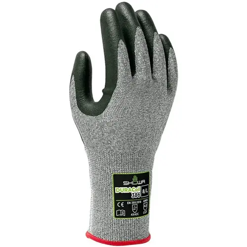 Cut, Puncture & Abrasive-Resistant Gloves: Size S, ANSI Cut A3, ANSI Puncture 2, Nitrile, ATA & HPPE Blend