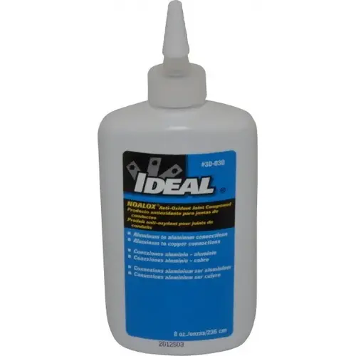 Noalox Anti-Oxidant Joint Compound, 8 oz Squeeze Bottle White Noalox Anti-Oxidant Joint Compound, 8 oz Squeeze Bottle White