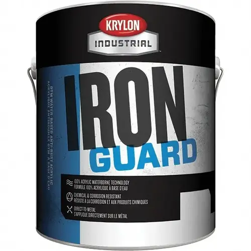 Acrylic Enamel Paint: 1,280 fl oz, Flat, Light Machine Gray Acrylic Enamel Paint: 1,280 fl oz, Flat, Light Machine Gray