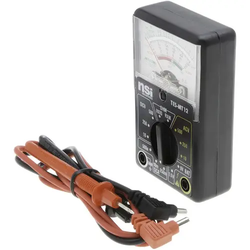 Multimeters; Multimeter Type: Analog ; Measures: AC Voltage; Amps; DC Voltage ; Maximum AC Current (mA): 250 ; Maximum DC Current (A): 500 ; Maximum AC Current (A): 500 ; UNSPSC Code: 41113630 Multimeters; Multimeter Type: Analog ; Measures: AC Voltage; Amps; DC Voltage ; Maximum AC Current (mA): 250 ; Maximum DC Current (A): 500 ; Maximum AC Current (A): 500 ; UNSPSC Code: 41113630