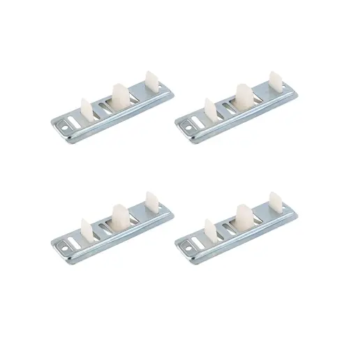 Bypass Floor Guide Adjustable Gray - pack of 4