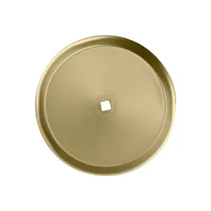 Brixwell 900-10221 Metal Closet Backplate Polished Brass Finish