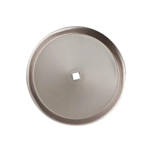 Metal Round Closet Knob Backplate Satin Nickel 2-3/4"  - pack of 2