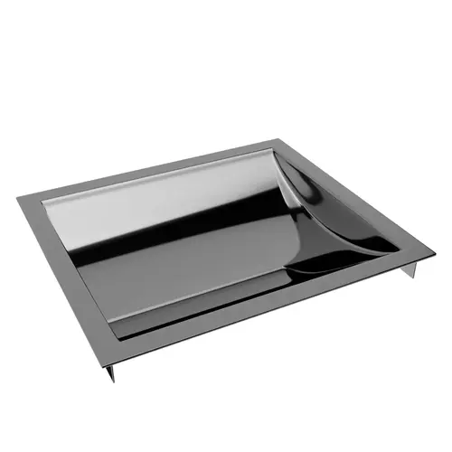 12" X 10" Standard Drop In Deal Tray Polished Stainless Steel 12" Width 12" X 10" Standard Drop In Deal Tray Polished Stainless Steel 12" Width
