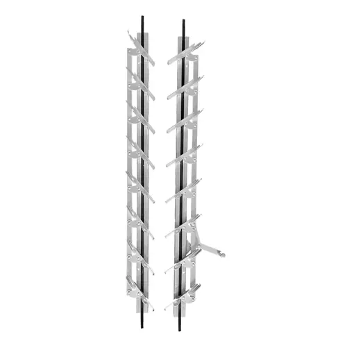 Jalousie Strip Hardware 30" Length 8 Blades Aluminum Pair Jalousie Strip Hardware 30" Length 8 Blades Aluminum Pair