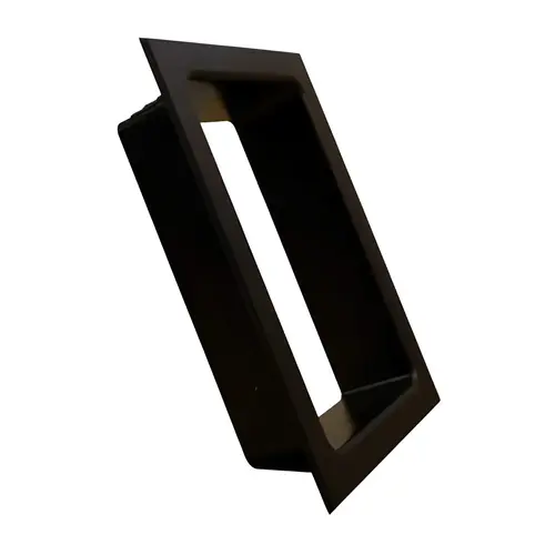 Electrical Trim Ring Black, single Black Electrical Trim Ring Black, single Black