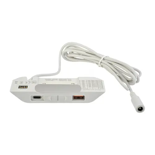 Power/Data Station, Edge Mount Docking Drawer, off-white wool white Power/Data Station, Edge Mount Docking Drawer, off-white wool white