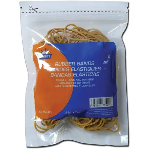 Rubberbands Natural Color 3oz