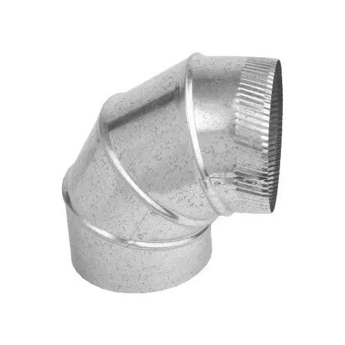 Adjustable Elbow 90 Deg 28 Ga 8"