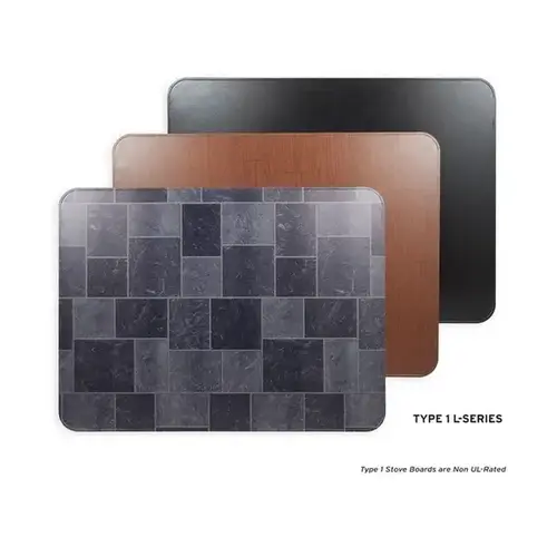 Stoveboard Type 1 Lined Non-UL Rated 52 x 36 - Wood Grain Stoveboard Type 1 Lined Non-UL Rated 52 x 36 - Wood Grain