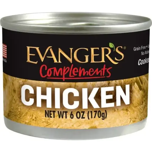 Complements Grain Free Chicken for Dogs & Cats - 6 oz Cans - pack of 24